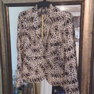 Vince Camuto Animal Print Blazer